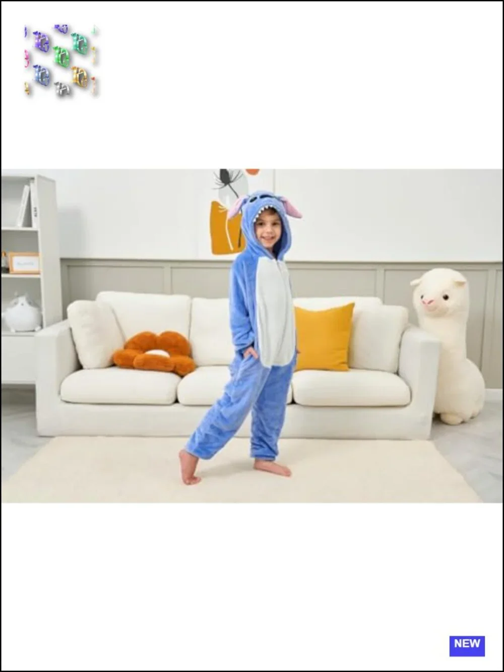 Kids Animal Onesie Pajamas Flannel Cosplay Costume